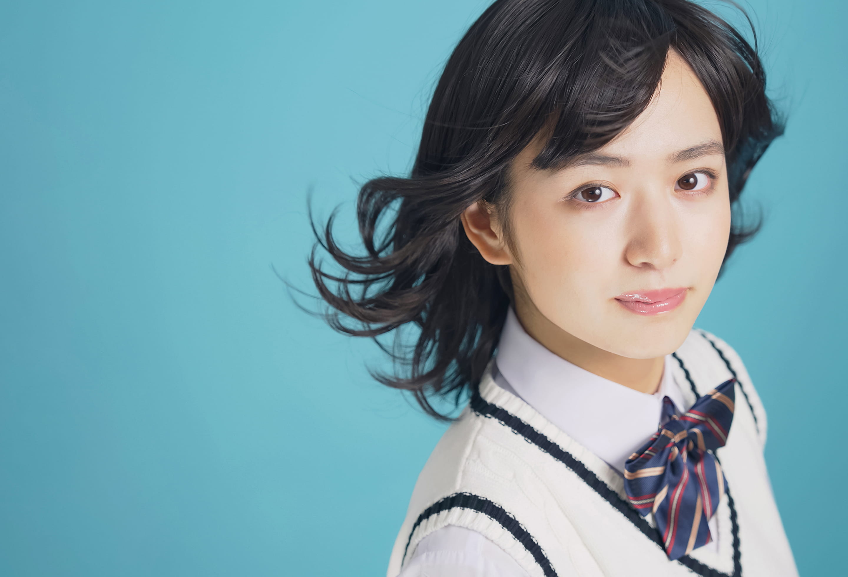 受験生の女の子の写真