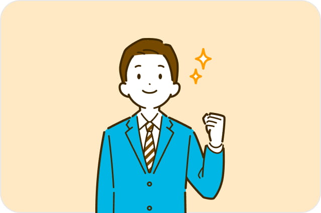 男の学生のイラスト